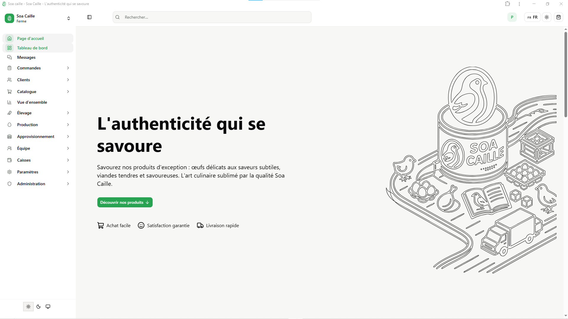 Page d’accueil de Plus261